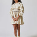 Smocked bud natural dress by Kipp - Flying Colors