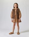 Smocked bud camel dress by Kipp - Flying Colors