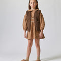 Smocked bud camel dress by Kipp - Flying Colors