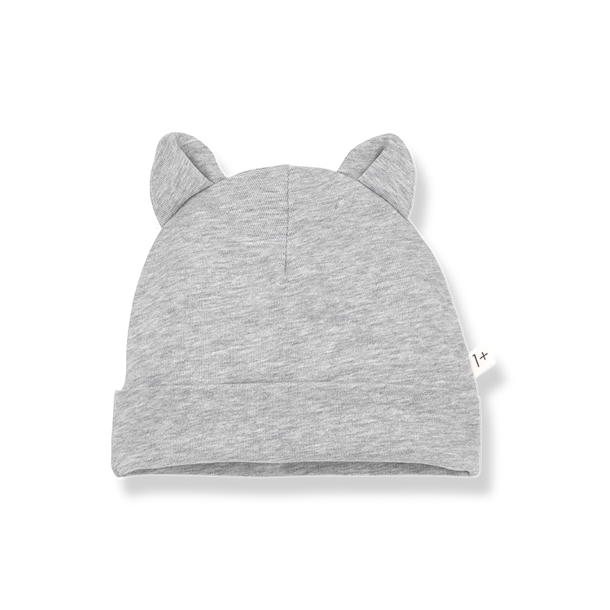 Grey Leo Beanie w/ Ears by 1+ In The Family - Flying Colors
