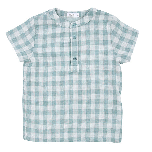 Green Check Shirt by Motu