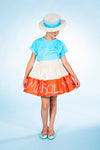 Orange Hem Skirt by Mimisol