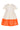 Cream orange dress by Mimisol