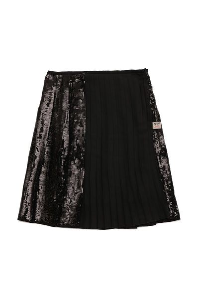 Sequin Pleat Skirt by N21
