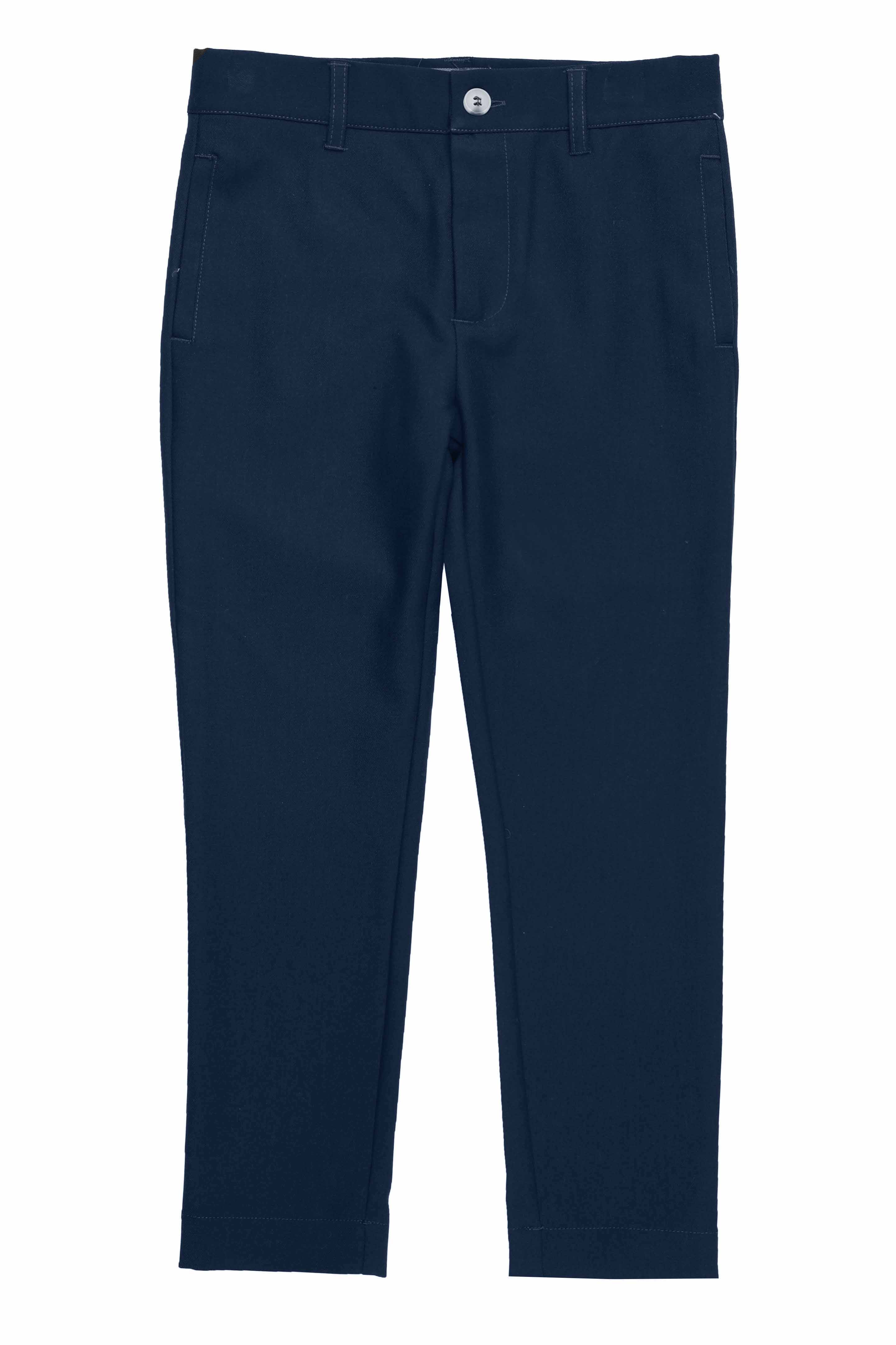Ribbed navy slim pants by Noma - Flying Colors