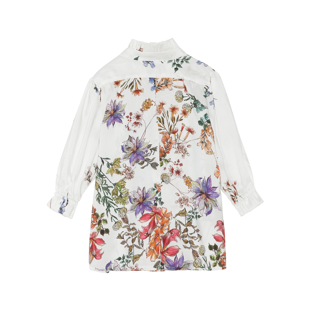 Blouse with Florals by Christina Rohde - Flying Colors