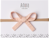 SS22 Mini Ribbon Bow Headbands by Adora Baby Gifts (More Colors)