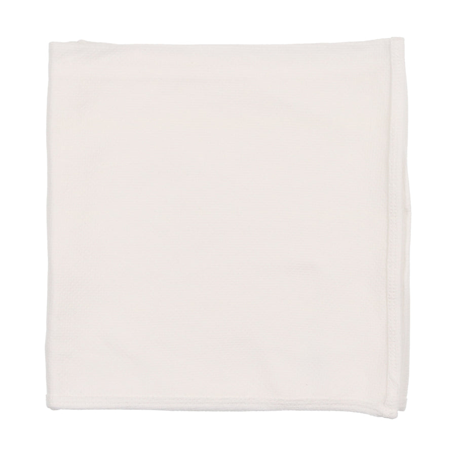 Pointelle winter white blanket by Lilette