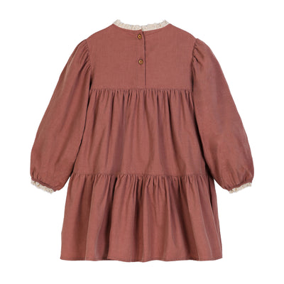 Flavia rust dress by C'era Una Volta - Flying Colors