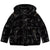 Black puffer jacket by Michael Kors