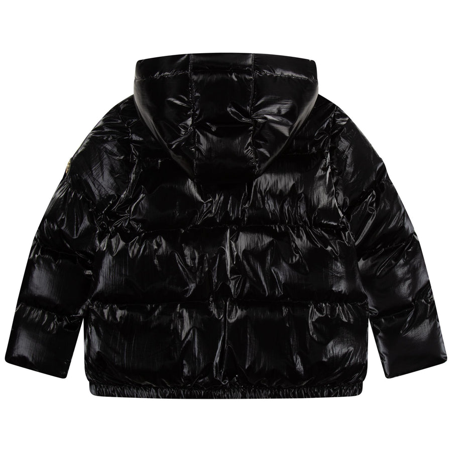 Black puffer jacket by Michael Kors