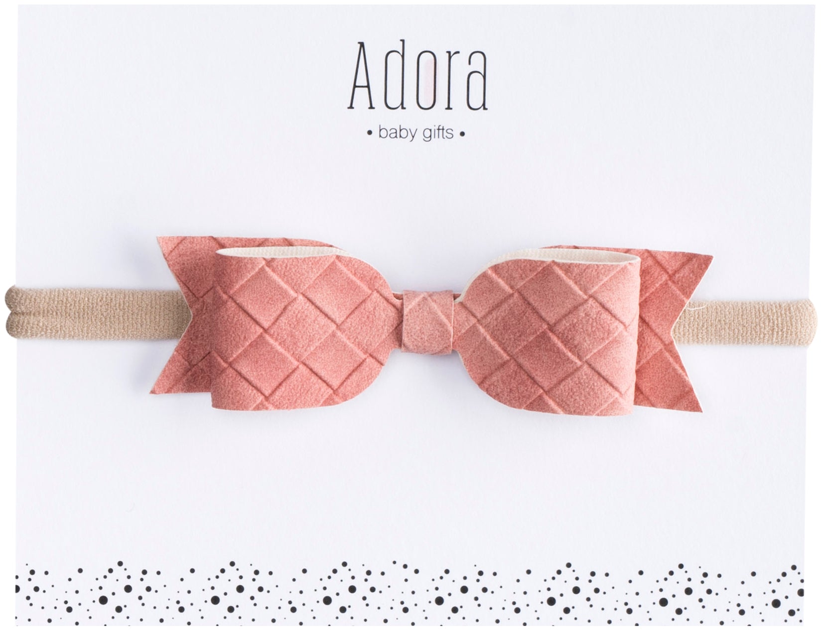 Suede Bow Headband by Adora Baby Gifts (Color Options) - Flying Colors