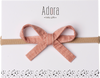 SS22 Mini Ribbon Bow Headbands by Adora Baby Gifts (More Colors)