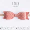 Suede Bow Headband by Adora Baby Gifts (Color Options) - Flying Colors