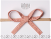 SS22 Ribbon Bow Headbands by Adora Baby Gifts (More Colors)