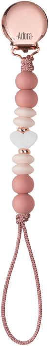 Girl Pacifier Clip by Adora Baby Gifts (Color Options) - Flying Colors