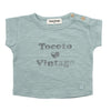 Print green t-shirt by Tocoto Vintage