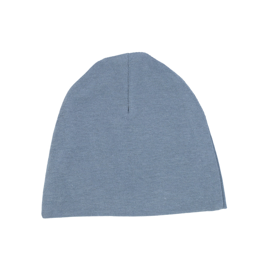 Slate Velour Accent Beanie By Analogie