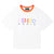 Skate jersey t-shirt with striped ribbed collar by Kenzo