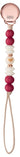 Wood Heart Pacifier Clip by Adora Baby Gifts (Color Options) - Flying Colors