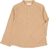 Beige grand-pere shirt by Louis Louise