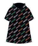 Interlock all over printed hooded dress by Kenzo