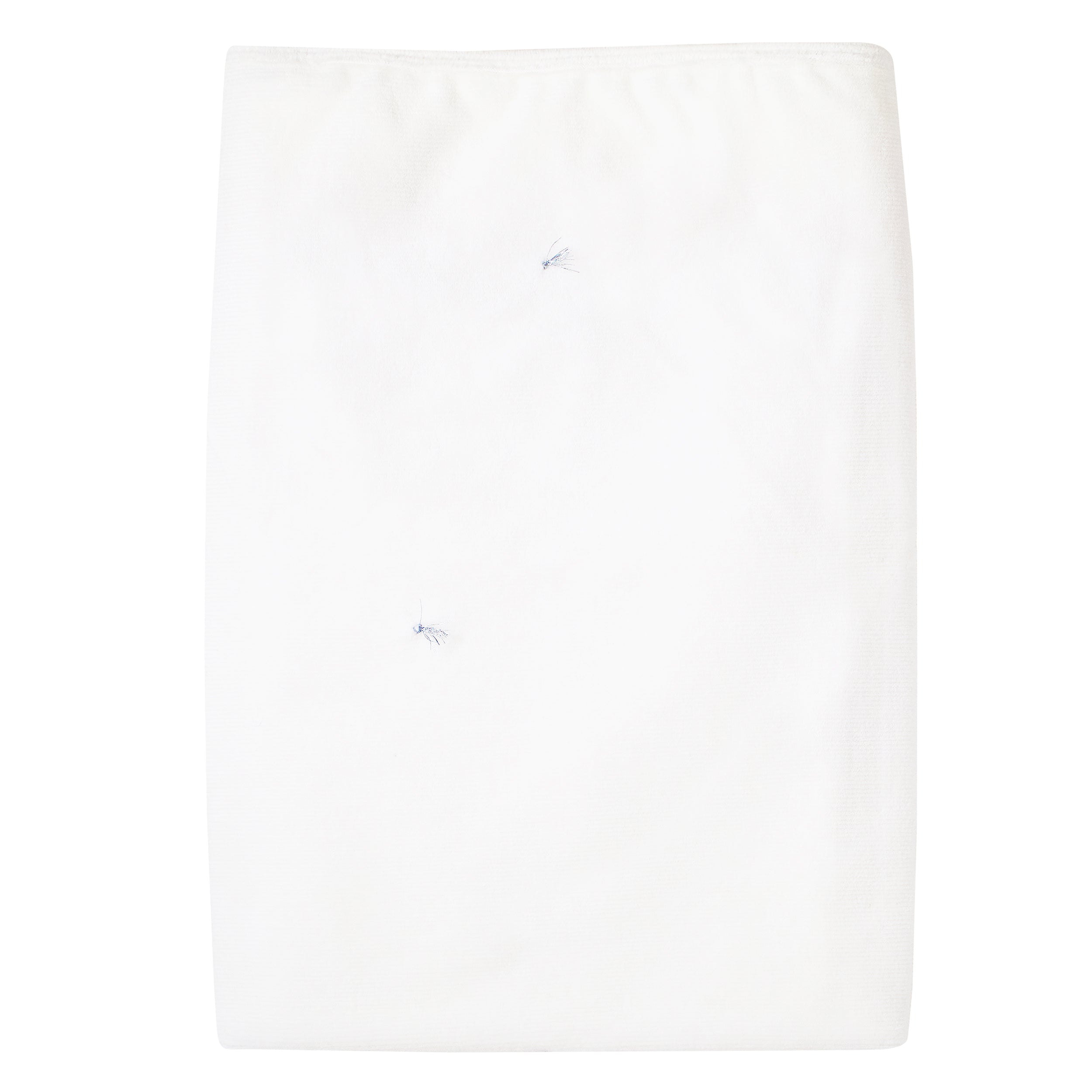 Blue rib velour blanket by Kipp - Flying Colors