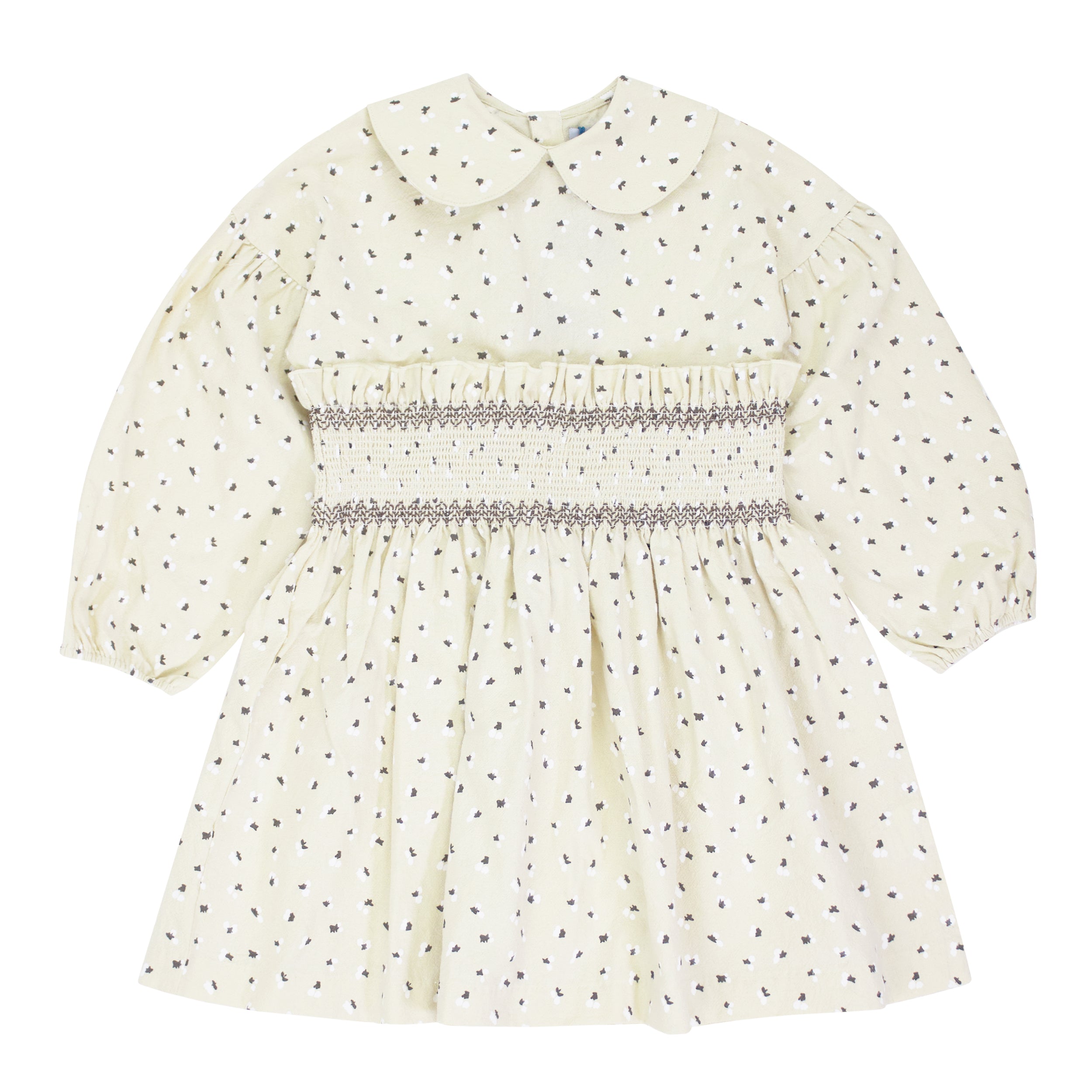 Smocked bud natural dress by Kipp - Flying Colors