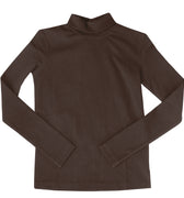 Chocolate basic turtleneck by Kipp - Flying Colors