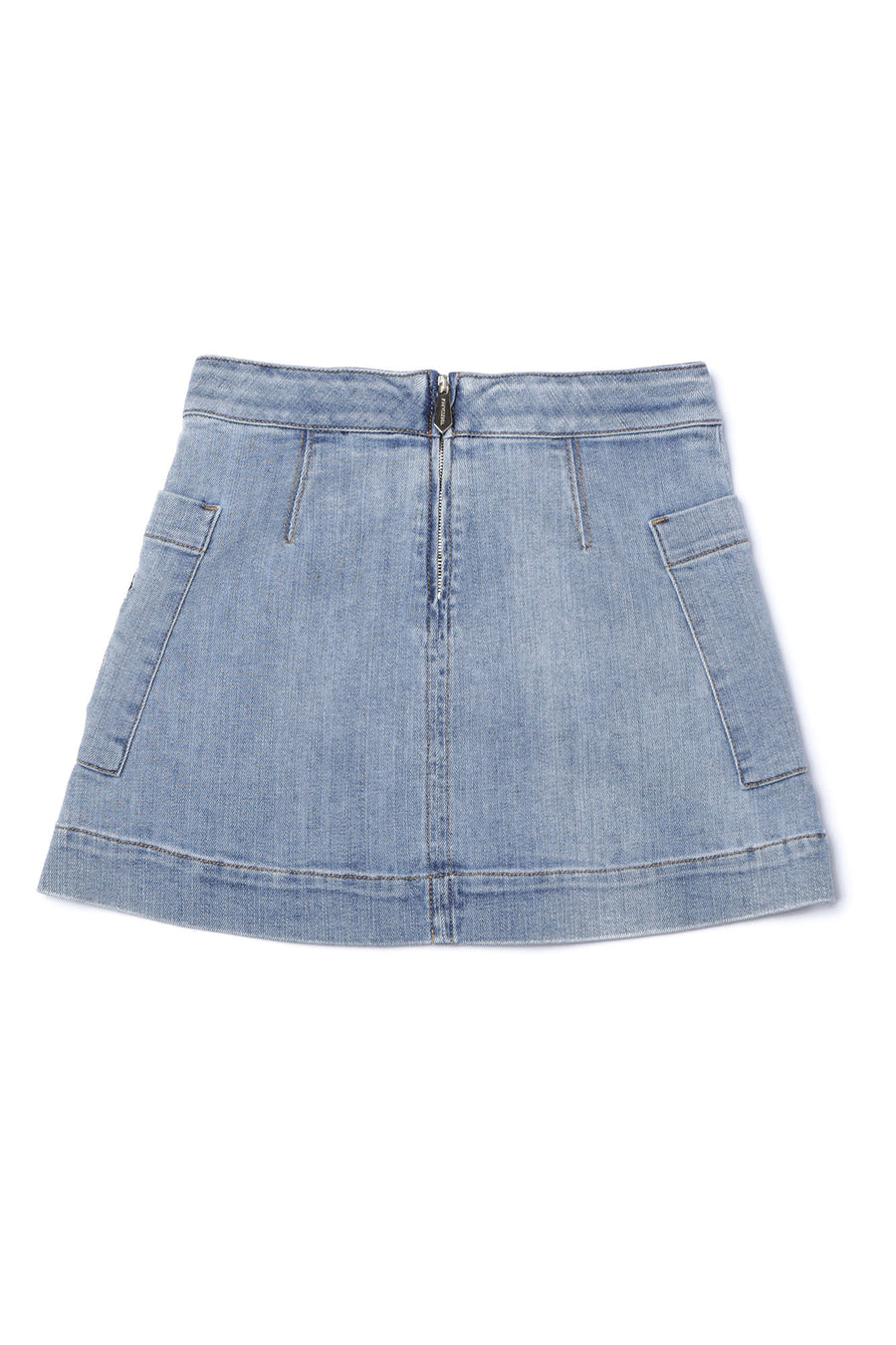 Butterfly Denim Wash Skirt by Trussardi - Flying Colors