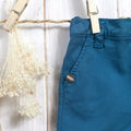 Blue Green Shorts by Tartine Et Chocolat - Flying Colors