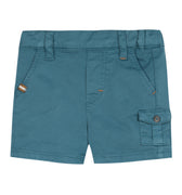 Blue Green Shorts by Tartine Et Chocolat - Flying Colors
