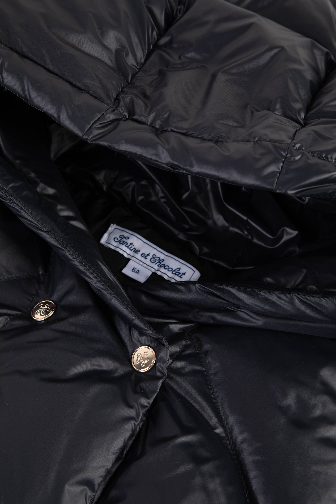 Black Snap Coat by Tartine Et Chocolat - Flying Colors