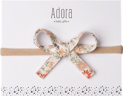 SS22 Mini Ribbon Bow Headbands by Adora Baby Gifts (More Colors)