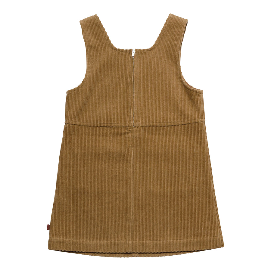 Pale Sand Corduroy Pinafore by Wynken