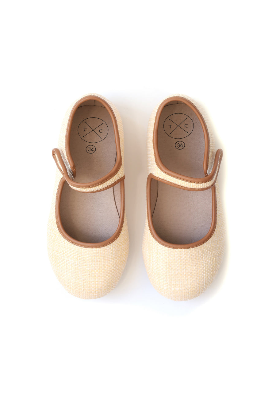 Wheat Mary Janes by Tannery