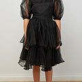 Black Marie silk organza skirt by Petite Amalie - Flying Colors