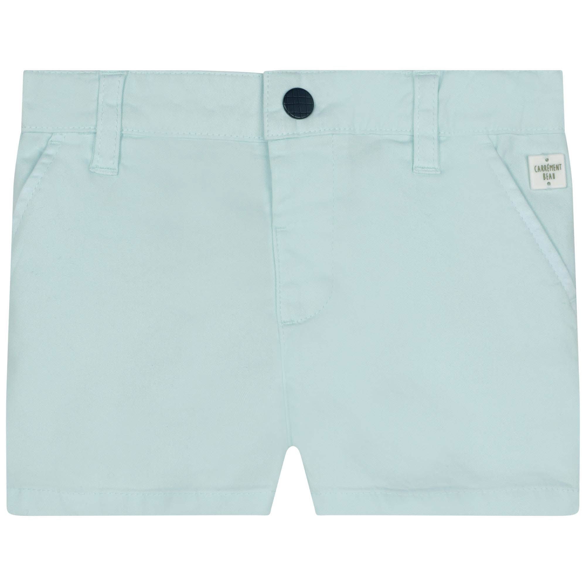 Twill sea green shorts by Carrement Beau - Flying Colors