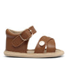TBGB Luggage Brown Leather Baby Sandal