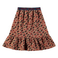 Frill leopard wood long skirt by Bonmot - Flying Colors