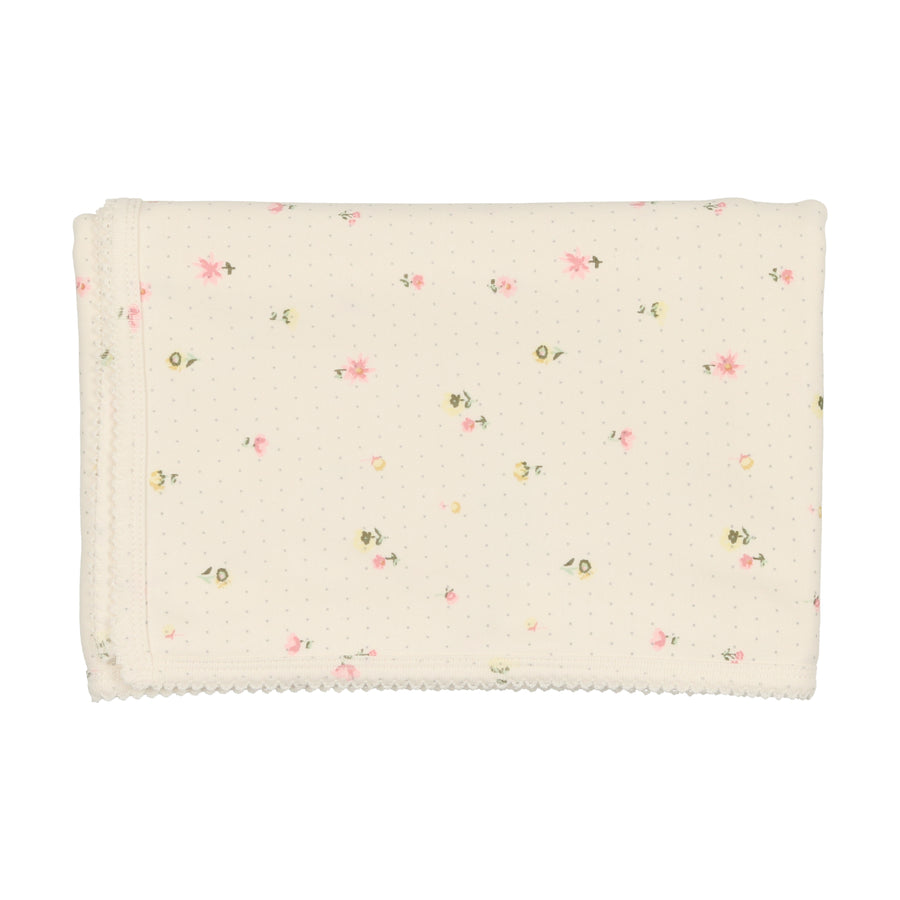 Floral dot girls print blanket by Bee & Dee