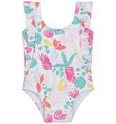 Tropical print swimsuit by Carrement Bleau - Flying Colors