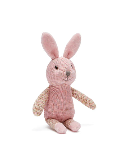 Button Pink Bunny Rattle by Nana Huchy