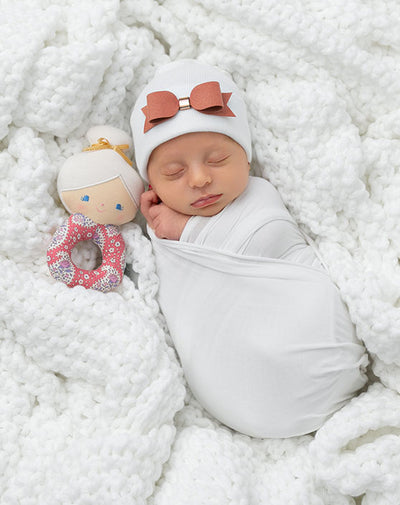 Baby Girl Hospital Hat by Adora Baby Gifts (Color Options) - Flying Colors