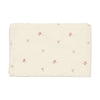 Ivory with pink buds blanket by Bee & Dee