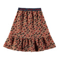 Frill leopard wood long skirt by Bonmot - Flying Colors