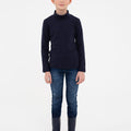 Jersey Navy Turtleneck by Piccola Ludo - Flying Colors